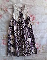 Xhilaration Dress Sleeveless Floral Lace Crochet Keyhole