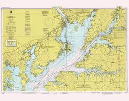Historical Nautical Chart 12274 10 1980 Head Of Chesapeake Bay