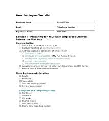 New Employee Template Basic Feedback Form Orientation