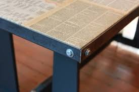 Diy Vintage Table With Dictionary Pages