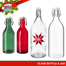 Ikea Korken Clear Glass Bottle Glass