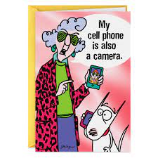 5.00 w x 7.19 h Maxine This Card Is Also A Present Funny Birthday Card Greeting Cards Hallmark