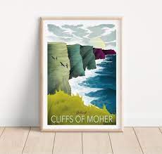 Cliffs Of Moher Irish Wall Art Ireland