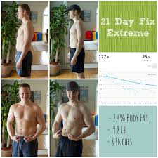 21 day fix extreme results for a man