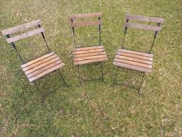 3x Outdoor Foldable Chairs Ikea
