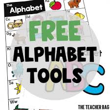 alphabet chart freebie the teacher bag