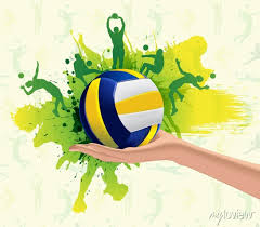 volleyball sport design background