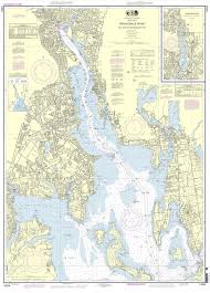 Noaa Nautical Chart 13224 Providence River And Head Of Narragansett Bay