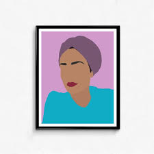 Zadie Smith Feminist Icon Portrait