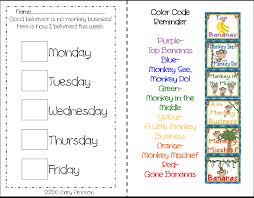 Weekly Behavior Chart Kindergarten Www Bedowntowndaytona Com