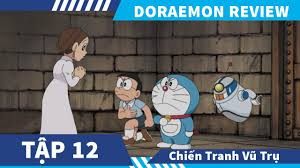 Review Phim Doraemon Tập 12 , Nobita Chiến Tranh Vũ Trụ Dưới Mái Nhà , Phim  hoạt hình Doraemon - Mỹ Phẩm Tóc Sài Gòn