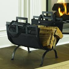 Pleasant Hearth Log Holder With Canvas