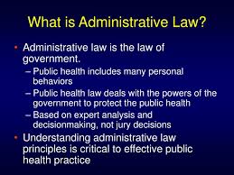 apha 2006 the administrative law basis