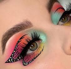 euphoria inspired erfly eye makeup