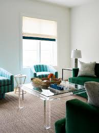 emerald green velvet living room sofa