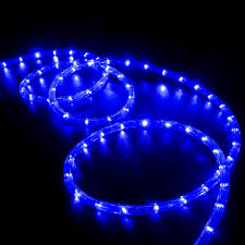 25 Blue Led Rope Light Home Outdoor Christmas Lighting