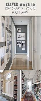 clever ways to decorate your hallway