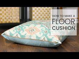 how to make a floor cushion you