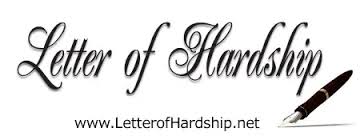 hardship letters