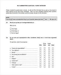 self administered questionnaire
