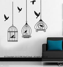cages wall decal home decor