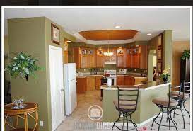 Honey Oak Cabinets Green Kitchen Walls