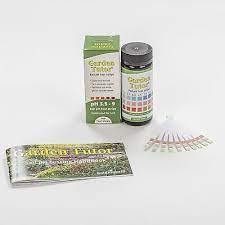garden tutor soil ph test strips kit