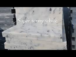 sunny white marble design with