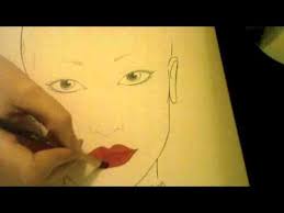 Creating Lips On A Face Chart Pro Chart Youtube