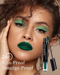 hoomuss green matte lipstick green