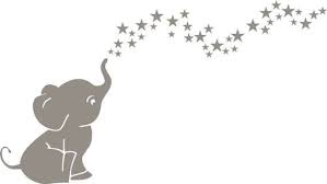 Elephant Wall Decalelephant And Stars
