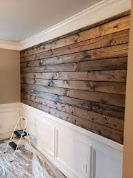 Faux Shiplap Wall Accent Walls In