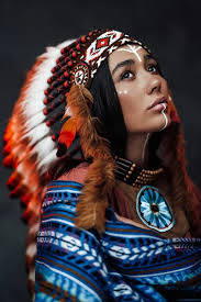native american beauty stock photos