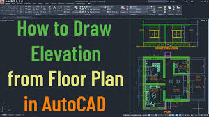 how to draw elevation from floor plan
