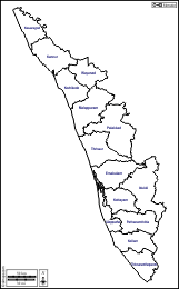 List of districts in kerala Kerala Free Maps Free Blank Maps Free Outline Maps Free Base Maps