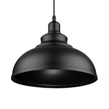 Industrial Metal Dome Pendant Light In Black For Kitchen Island Restaurant Dining Table Beautifulhalo Com