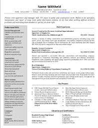 10 Resume Examples For Construction Worker Cover Letter