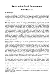 PDF) Burma and the British Commonwealth | Khin.Maung Saw - Academia.edu