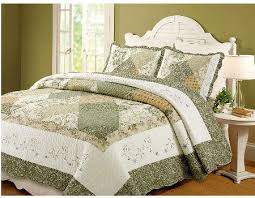 Solid White Bedspread Quilt Set