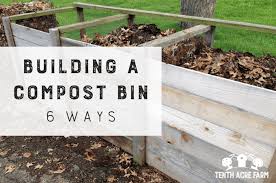 Building A Compost Bin 6 Ways Tenth