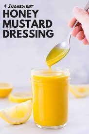 4 ing honey mustard dressing