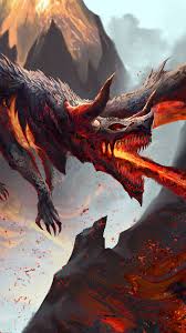 dragon fire breath fantasy 4k wallpaper
