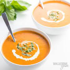 low carb keto tomato soup wholesome yum