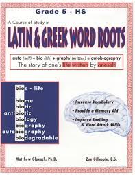 latin and greek word roots grade