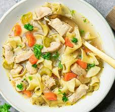 Stir chicken, chicken stock, egg noodles, salt, and black pepper with the vegetables. Best Damn Instant Pot Chicken Noodle Soup Recipeteacher
