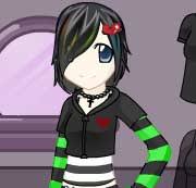 emo goth dress up game by