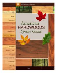 species guide american hardwood