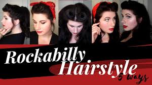 rockabilly hairstyles for long hair