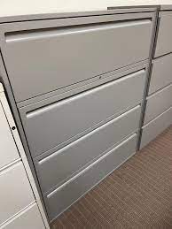 haworth 4 drawer lateral file cabinet