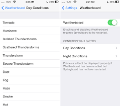 weatherboard ios 7 theme for weather